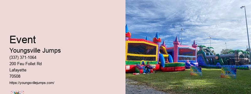 Bounce House Tables And Chairs For Rent