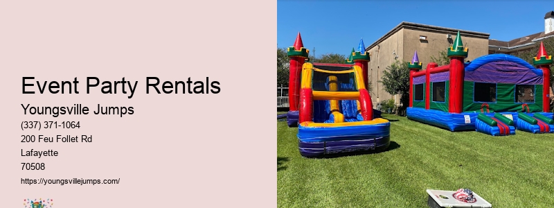 Youngsville Jumps Party Rentals Near Me