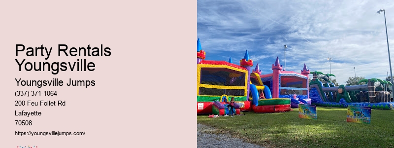 Bounce House Tables And Chairs For Rent